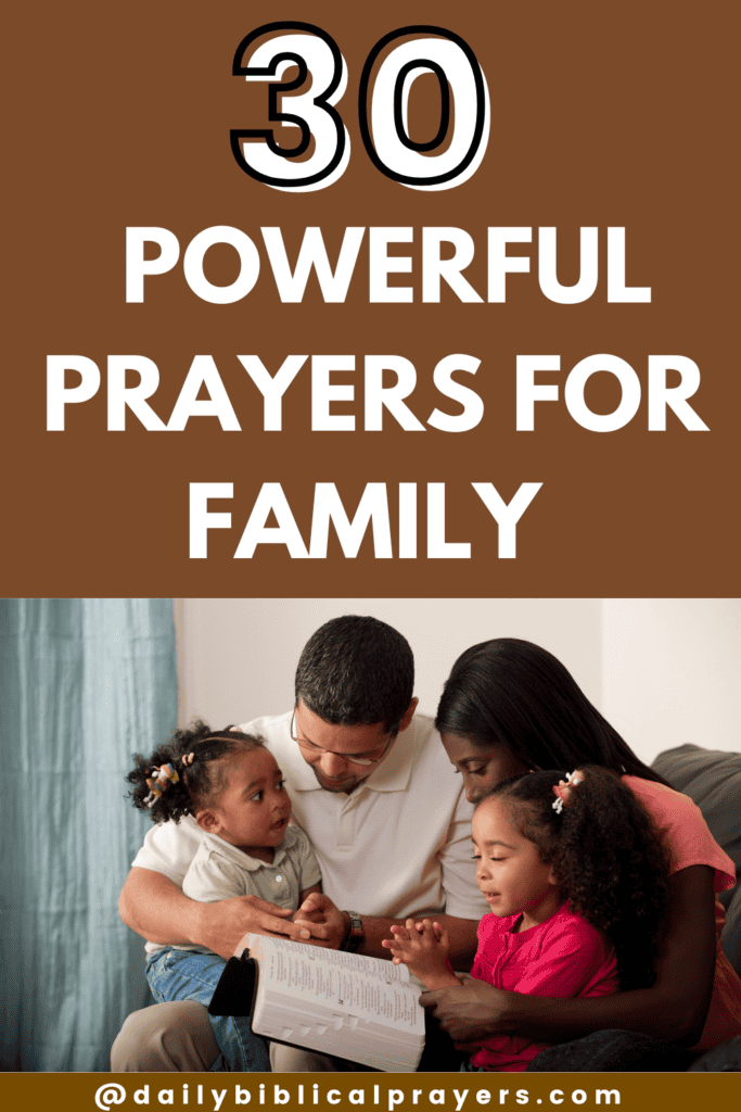 30 powerful prayers for family
