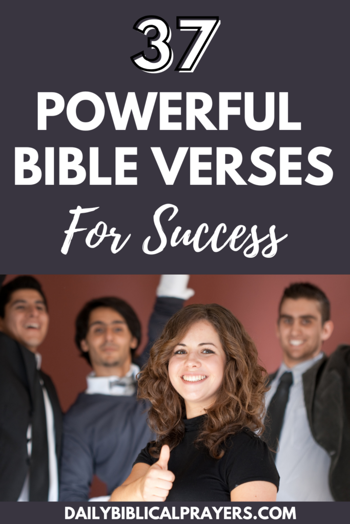 37 Most Powerful Bible Verses For Success