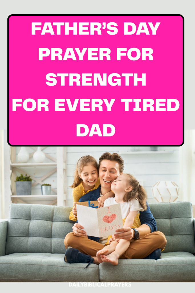 Father’s Day prayer for fathers