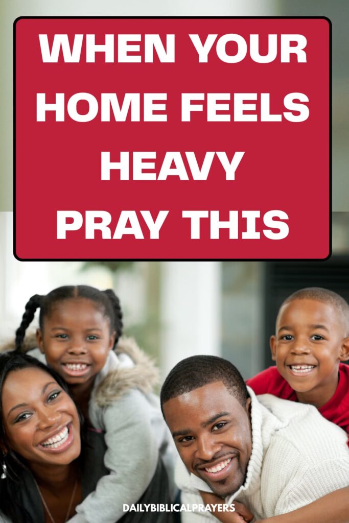 Prayer for peace in the home